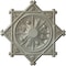 Ekena Millwork Antilles Ceiling Medallion (Fits Canopies up to 6"), Hand-Painted Flash Gold, 38 1/4"OD x 1 1/2"P CM38ANFLS - alternate 1